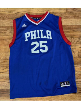 Ben Simmons #25 Philadelphia 76ers Adidas NBA Jersey Youth XL